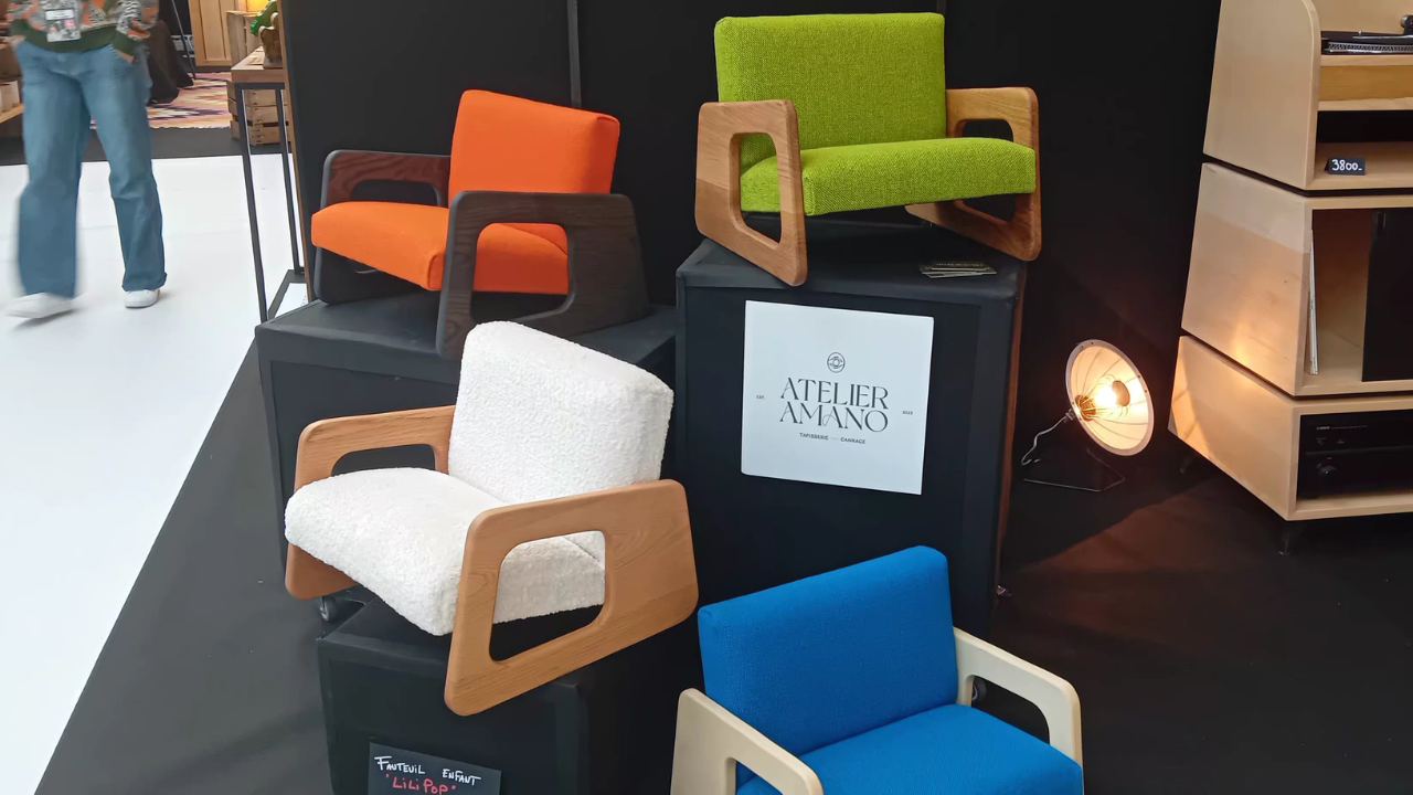Les fauteuils Lilipop ont été présentés au Salon de la Déco | LM - INF La Rochelle