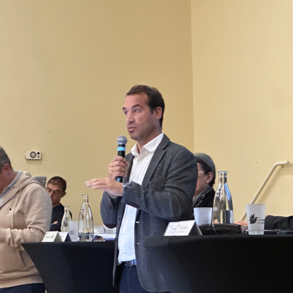 Thibaut Guiraud, maire de La Rochelle ce mercredi à Tasdon | TL - INF la Rochelle