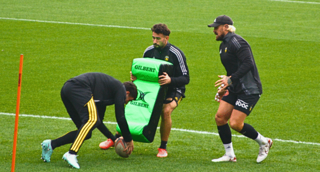Antoine Hastoy à l'entraînement ce vendredi | TL - INF la Rochelle