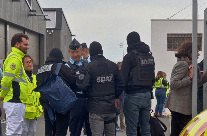 Les hommes de la sous-direction antiterroriste étaient présents sur place. | TL - INF La Rochelle