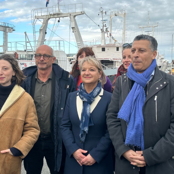 Les représentants des différents partis de gauche autour de Maryline Simoné et Jean-Marc Soubeste | TL - INF la Rochelle