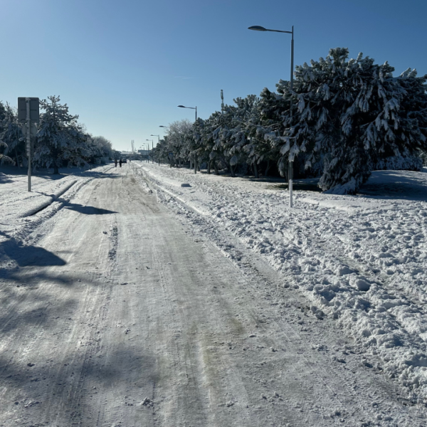 route, neige, la rochelle, verglas