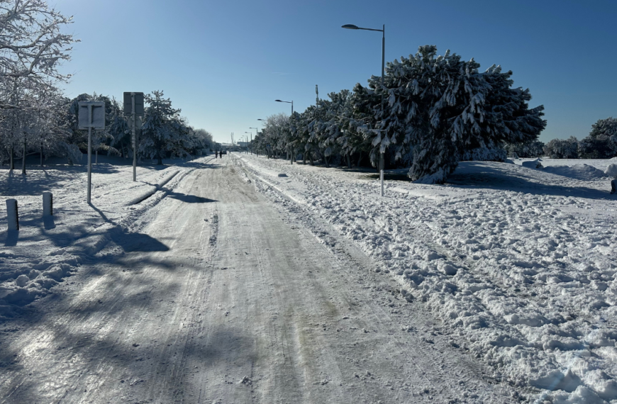 route, neige, la rochelle, verglas