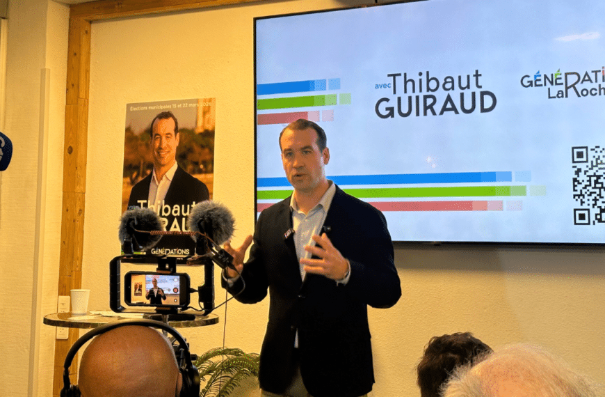 Thibaut Guiraud s'est lancé ce vendredi dans la campagne des municipales | TL - INF la Rochelle