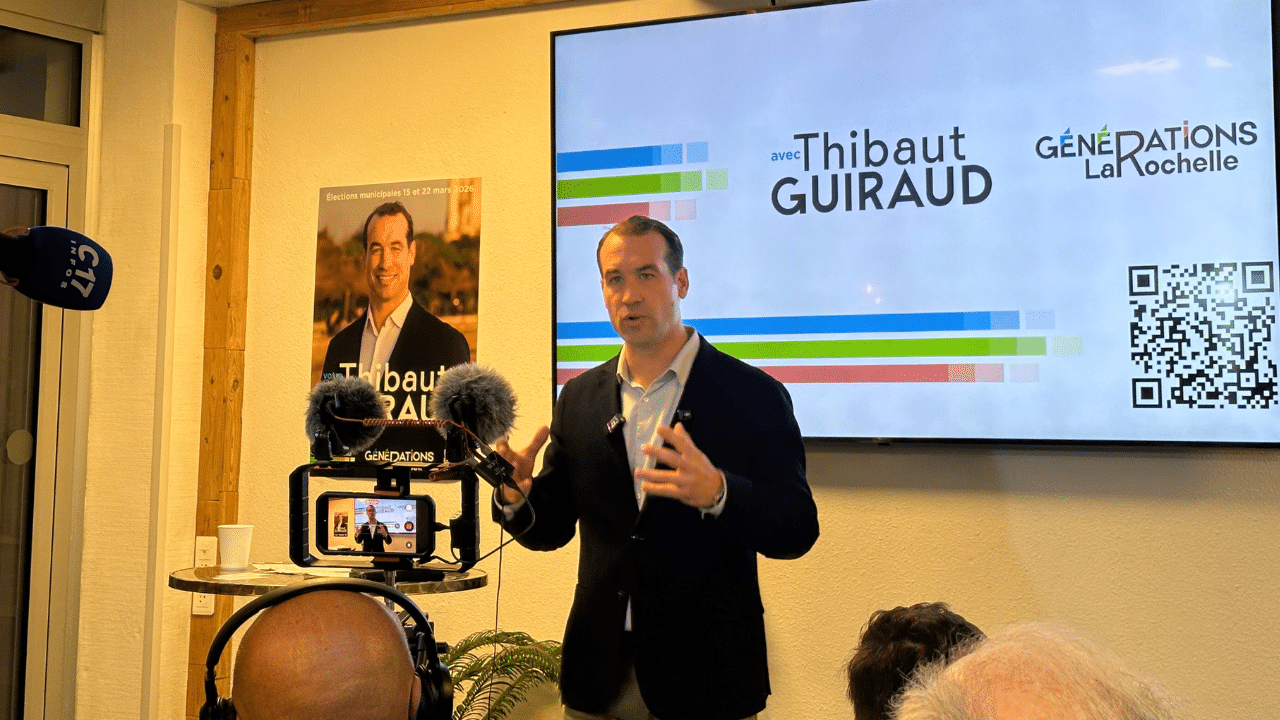 Thibaut Guiraud s'est lancé ce vendredi dans la campagne des municipales | TL - INF la Rochelle