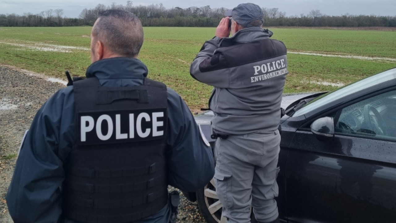 Près de quatre chasseurs ont été sanctionnés | DIPN 17, police, police environnement,