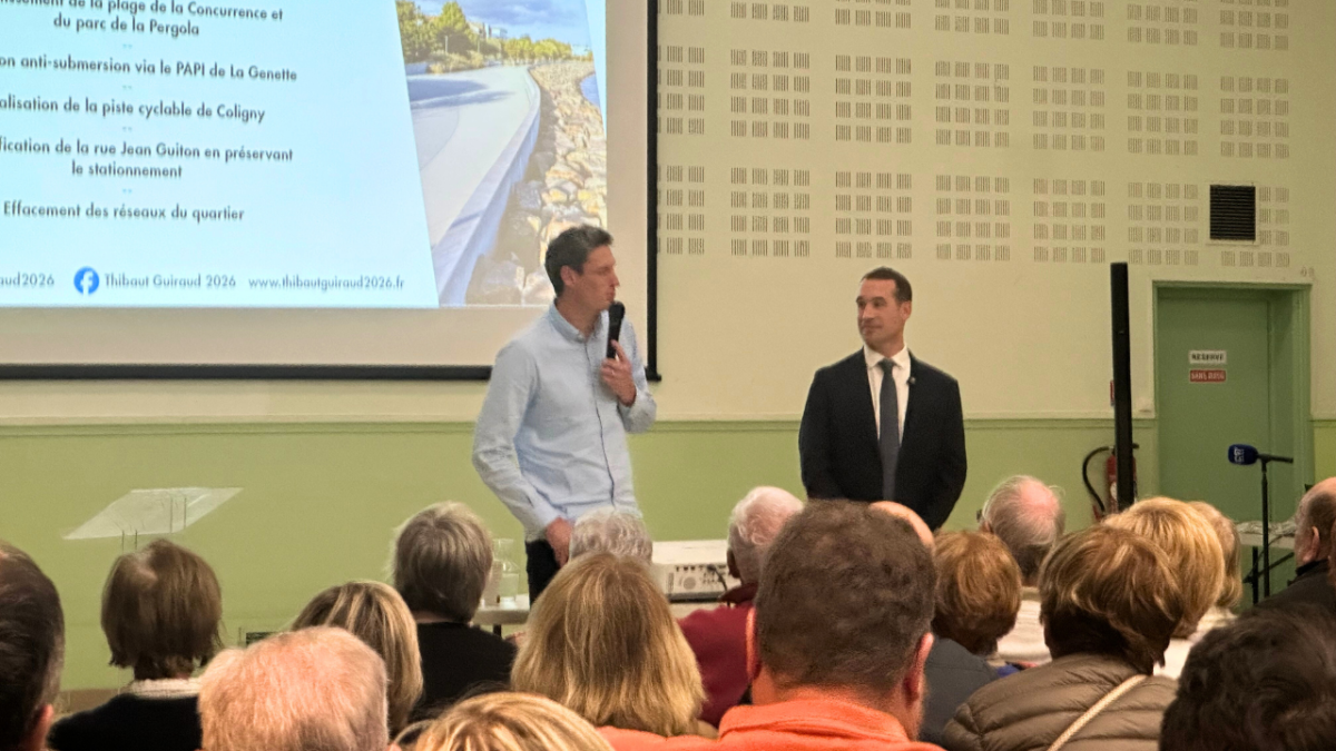 Thibaut Guiraud accompagné du médaillé olympique, Jonathan Lobert | TL - INF la Rochelle