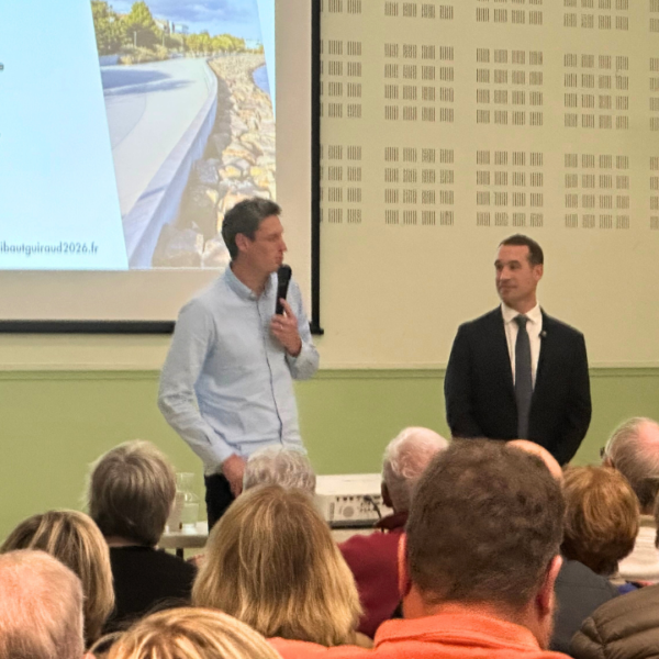 Thibaut Guiraud accompagné du médaillé olympique, Jonathan Lobert | TL - INF la Rochelle