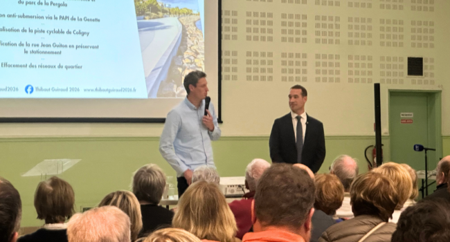 Thibaut Guiraud accompagné du médaillé olympique, Jonathan Lobert | TL - INF la Rochelle