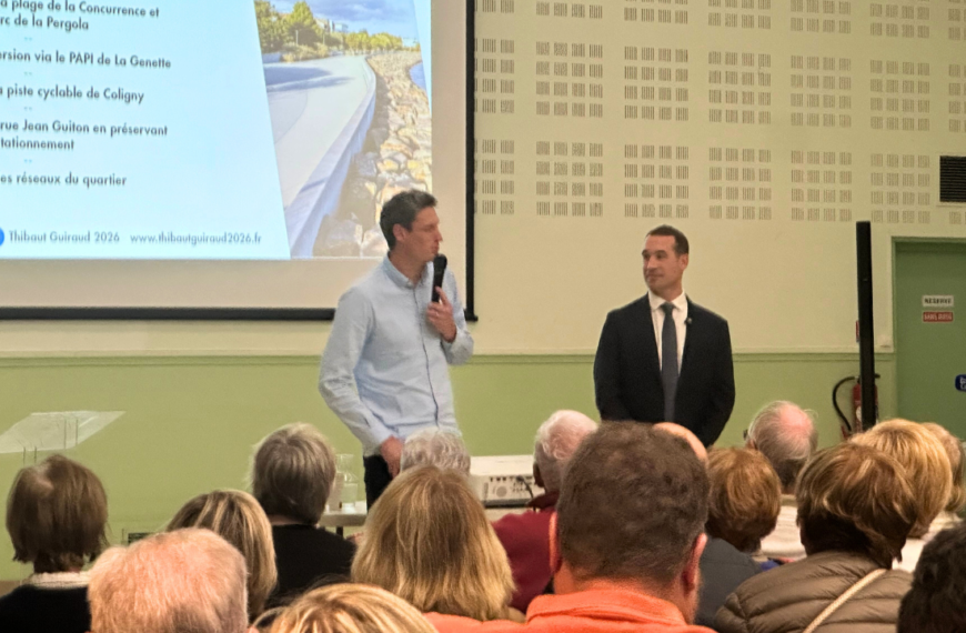 Thibaut Guiraud accompagné du médaillé olympique, Jonathan Lobert | TL - INF la Rochelle