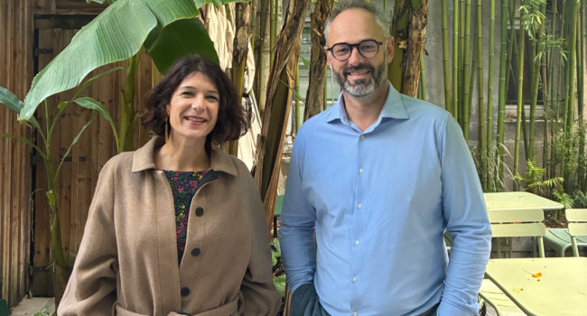 Marie-Pierre Khamvene et Frédéric Barbé, deux des trois nouveaux repreneurs du Jardin du Marché I JL- INF La Rochelle