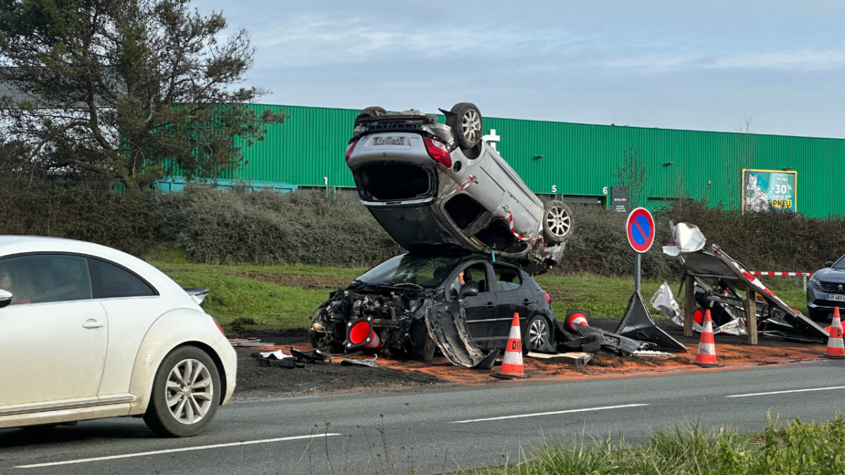 Une scène d'accident a été reproduite au niveau de l'Échangeur du Moulin des Justices à Puilboreau | TL - INF la Rochelle