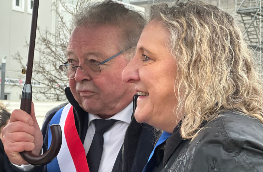 Séverinne Werbrouck avec son compagnon, le député Pascal Markowsky | TL - INF la Rochelle