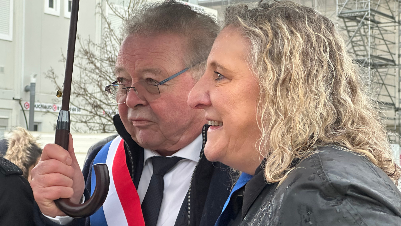 Séverinne Werbrouck avec son compagnon, le député Pascal Markowsky | TL - INF la Rochelle
