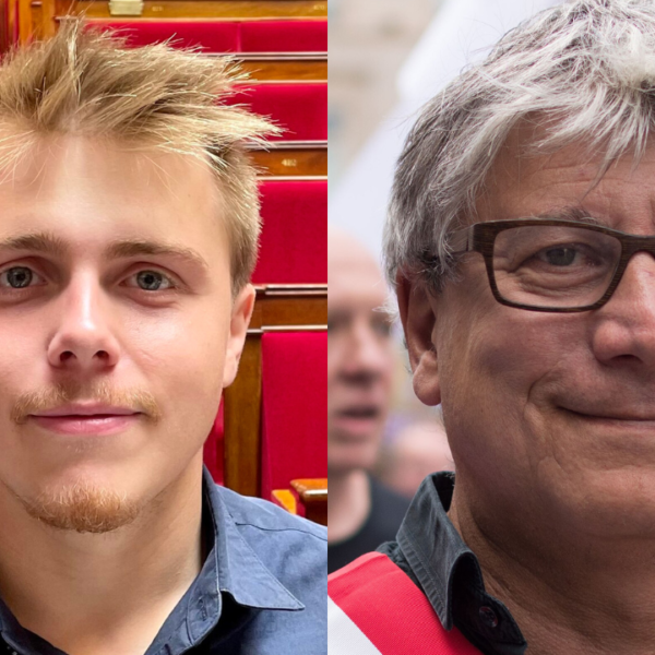Les députés de la France Insoumise, Louis Boyard et Eric Coquerel | Wikimedia