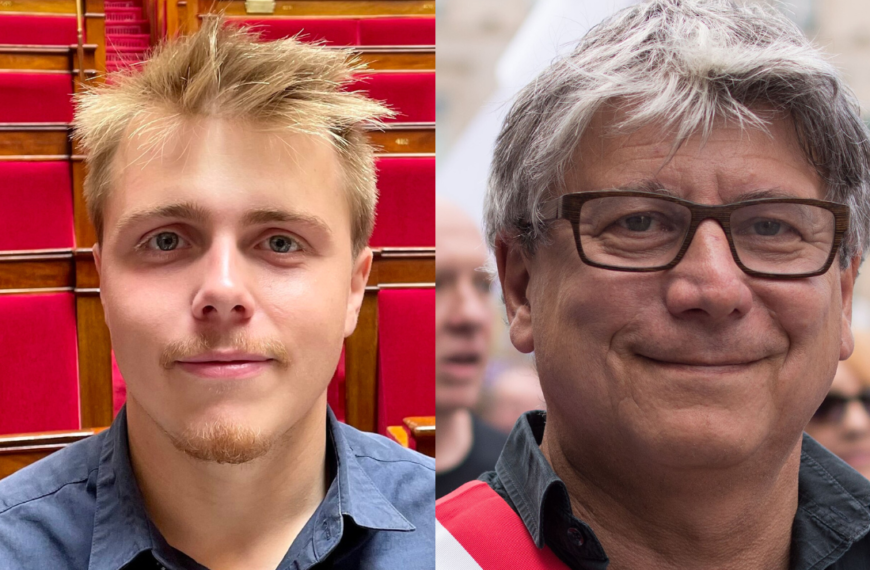 Les députés de la France Insoumise, Louis Boyard et Eric Coquerel | Wikimedia