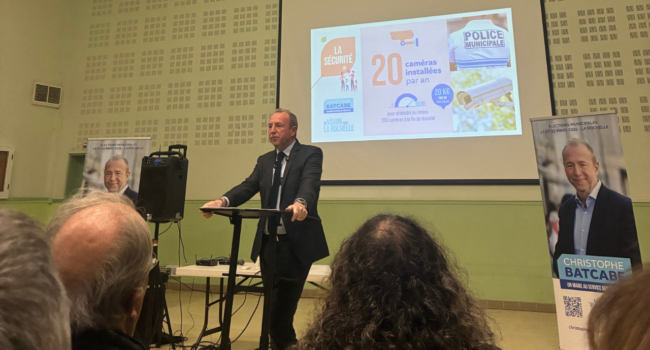 Christophe Batcabe a tenu meeting d'entre deux tours dans le quartier de la Genette | TL - INF LR