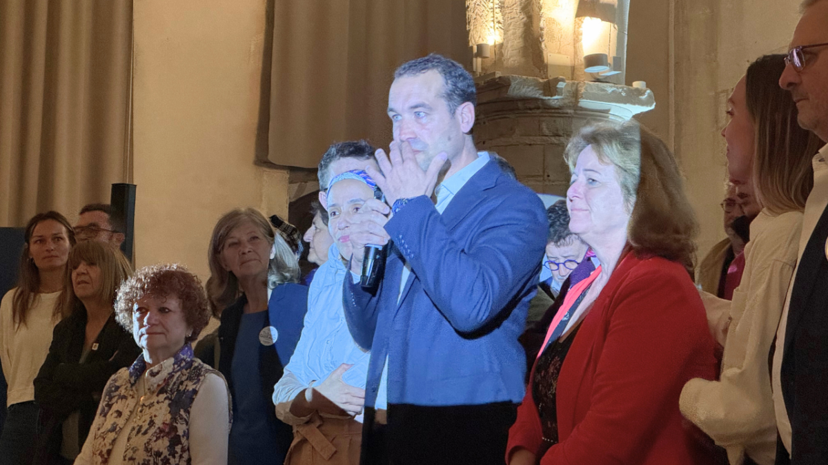 Thibaut Guiraud a conclu son discours avec une certaine émotion, lors des remerciements | TL - INF LR