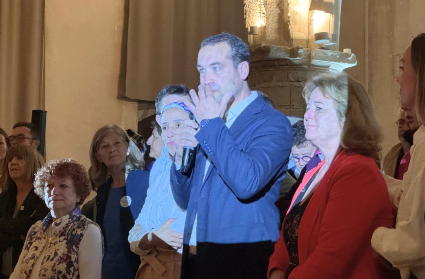 Thibaut Guiraud a conclu son discours avec une certaine émotion, lors des remerciements | TL - INF LR