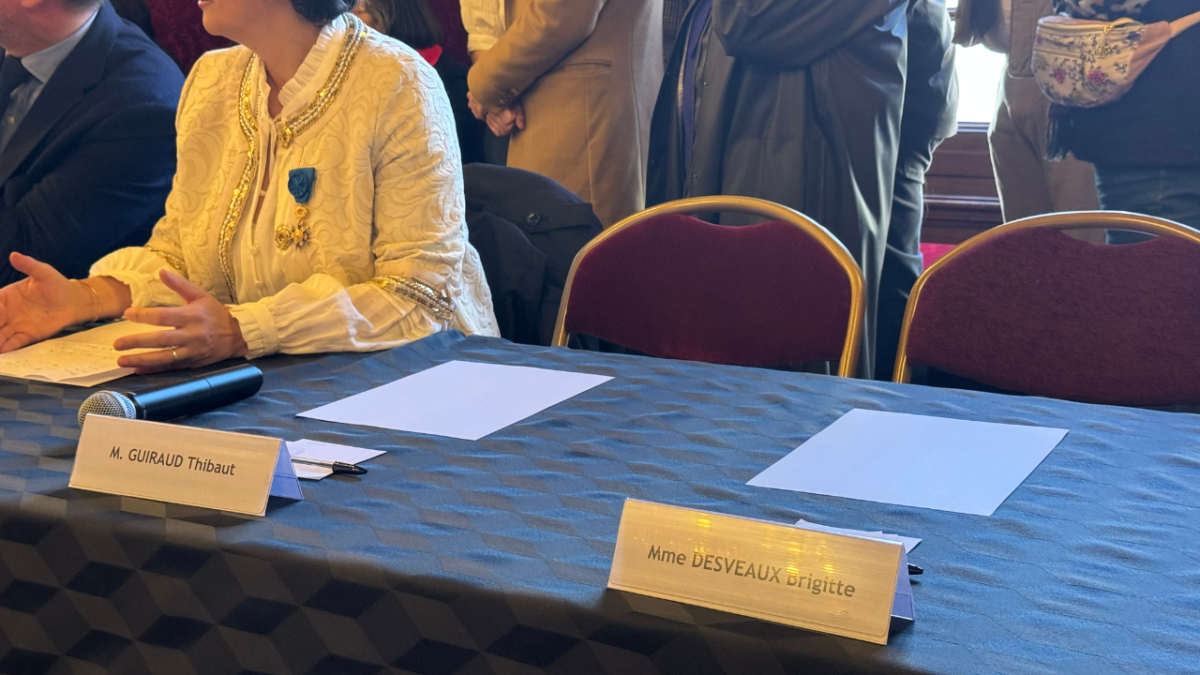 C’est probablement le siège qui a été le plus photographié samedi matin, par les opposants, la presse ou les spectateurs | TL - INF LR