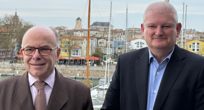 Bernard Cazeneuve était venu soutenir Olivier Falorni lors de la campagne des municipales | TL - INF LR