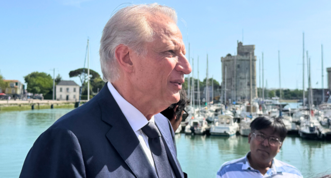 Dominique de Villepin, ostréicole, visite charente-maritime, LA Rochelle