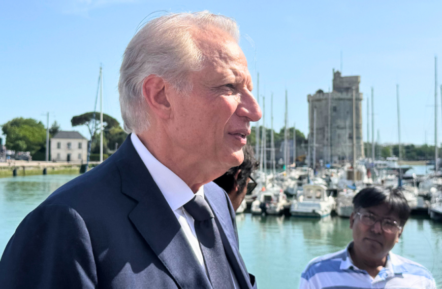 Dominique de Villepin, ostréicole, visite charente-maritime, LA Rochelle