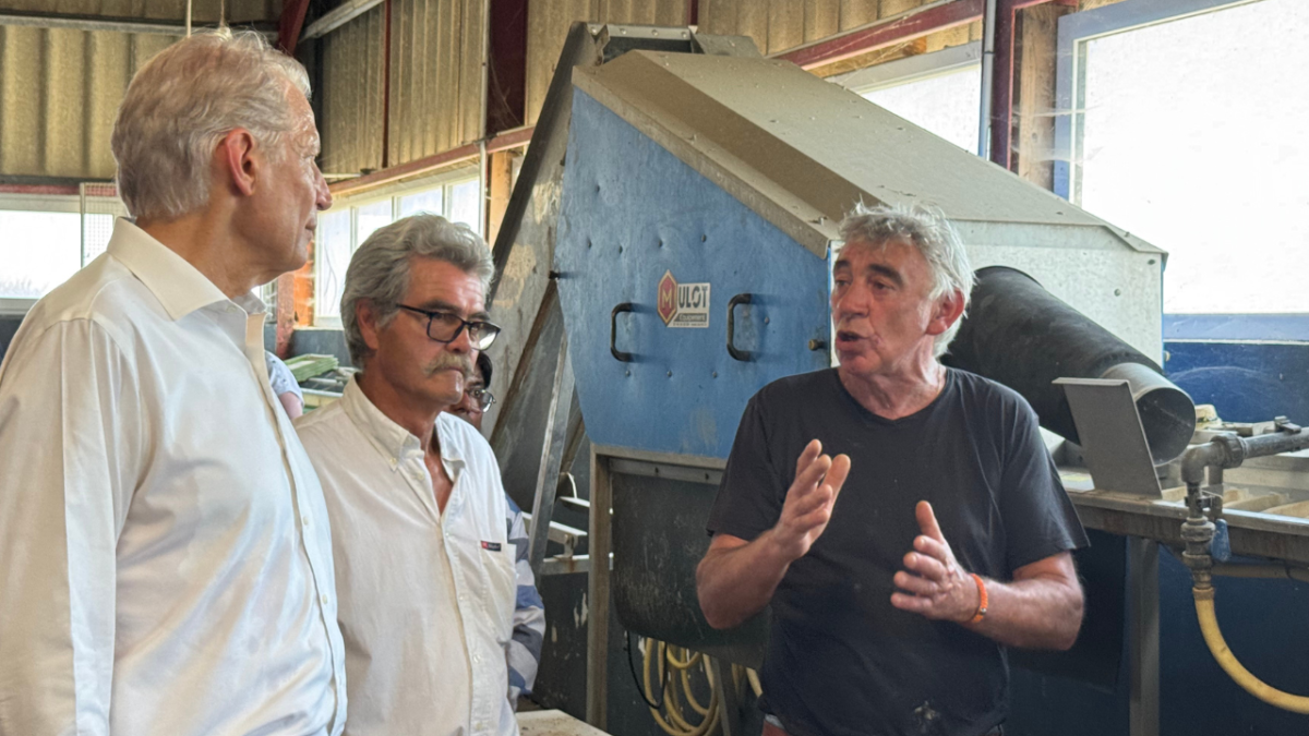 Dominique de Villepin, ostréicole, visite charente-maritime