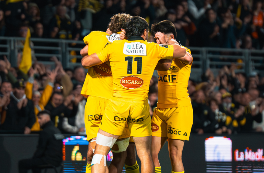 Top 14 : le Stade Rochelais toujours en course pour le Top 6 après sa victoire bonifiée face au…