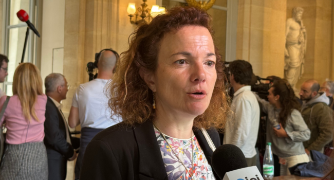 Sabine Gervais après sa question à la ministre de la santé sur la fin de vie | TL - INF LR