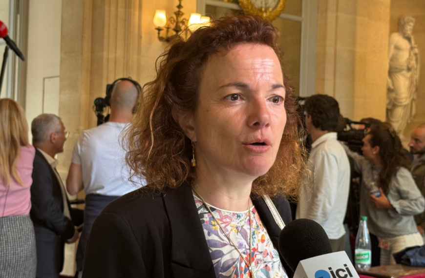 Sabine Gervais après sa question à la ministre de la santé sur la fin de vie | TL - INF LR