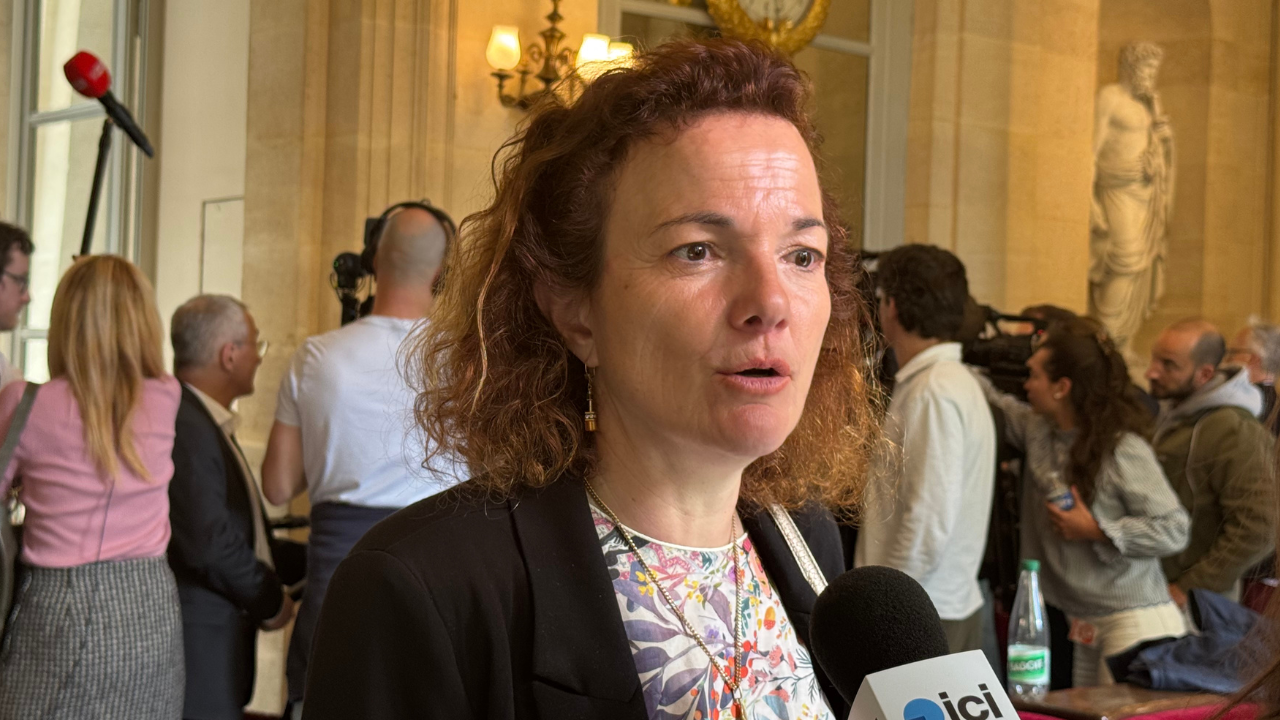 Sabine Gervais après sa question à la ministre de la santé sur la fin de vie | TL - INF LR