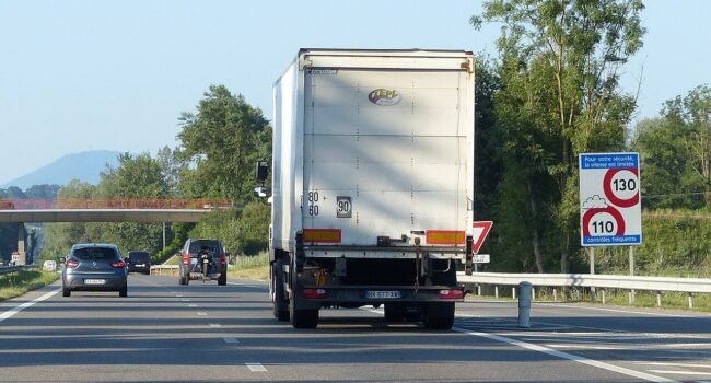 route, autoroute, camion, 110, 130