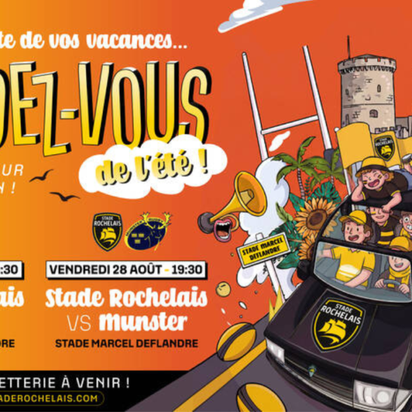 Matchs amicaux : le Stade Rochelais affrontera Bordeaux et le Munster cet été