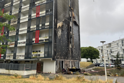 incendie, mireuil, immeuble feu