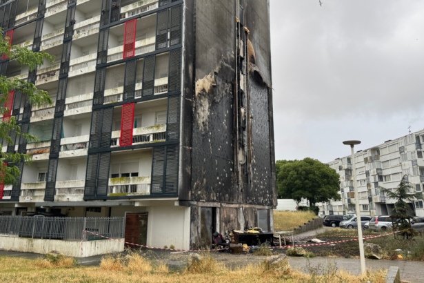 incendie, mireuil, immeuble feu