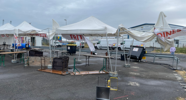 Les dégâts sont trop importants pour maintenir l’événement au port de pêche | DR