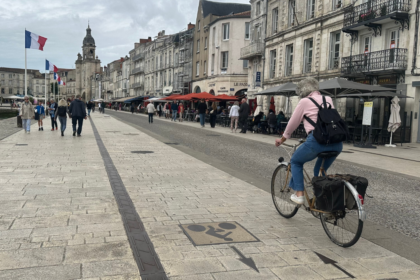vélo, vieux port, piéton la rochelle