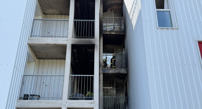 Les parties communes de l'immeuble ont été touchées. Aucun appartement n'a été endommagé, même si quatre relogements ont été nécessaires | Mairie d'Aytré
