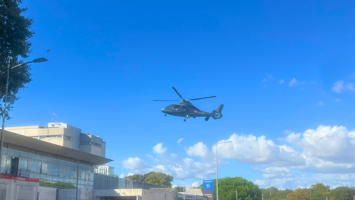L’hélicoptère Dauphin de la Marine nationale a été mobilisé | TL - INF LR