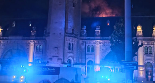 L’incendie, qui serait d’origine accidentelle, s’est déclaré aux alentours de 2 h du matin | Image transmise