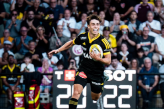 Valentin Bouju avait marqué deux essais au cours de la pré saison lors des match face à l'UBB et le Munster | Stade Rochelais
