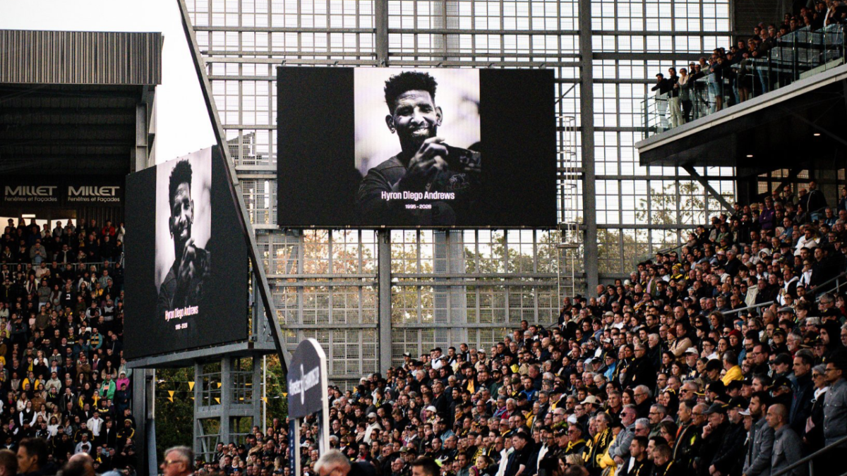 Le stade Marcel-Deflandre a rendu un vibrant hommage à Hyron Andrews ce samedi, lors du match face aux Lions | EPCR / Stade Rochelais