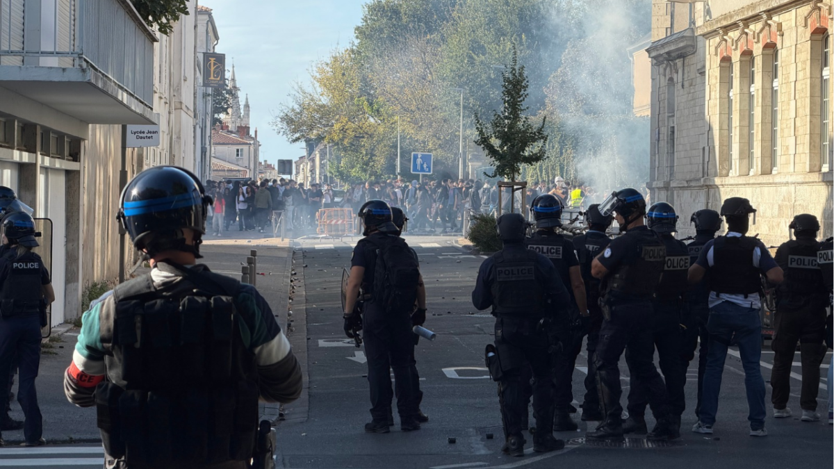 La Rochelle, manifestation, blocus, lycée,
