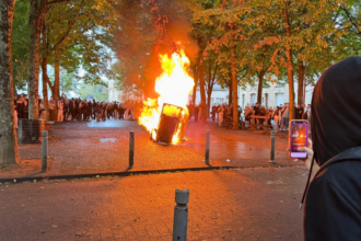 lycée dautet, manifestation, lycée, feu, lycéen, incendie