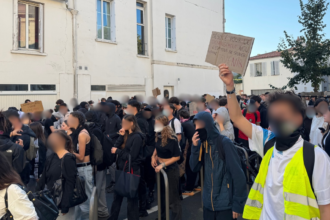 manif, lycéen, lycée, manifestation, blocage lycée, blocus lycée, revendications, gilets jaune