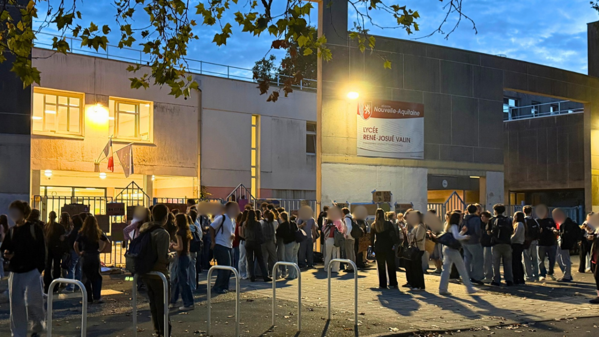 blocage lycée, lycée valin la rochelle, lycée