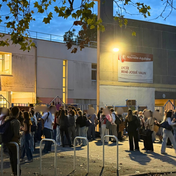 blocage lycée, lycée valin la rochelle, lycée