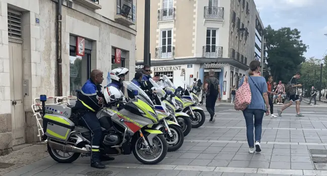 Photo de la police à moto | Image d'illustration - @Nantesinfo44
