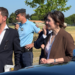 Estelle Balit a découvert les équipements de la gendarmerie pour la sécurité routière au côté de Brice Blondel, le préfet de Charente-Maritime | TL - INF LR